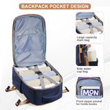 NNEOBA Waterproof Travel Laptop Backpack Blue