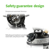 NNEOBA Outdoor Gasoline Camping Stove Black