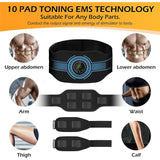 NNEOBA Intelligent EMS Waist Belt for Effective Abdominal Muscle Stimulation