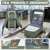 NNEOBA Waterproof Travel Laptop Backpack Blue