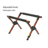 NNEOBA Folding Camping Stand Adjustable Anti-Slip Brown