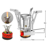 NNEOBA Portable Camping Accessories Gas Cooker