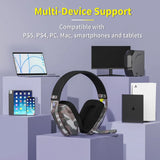 NNEOBA Wireless Gaming Headset with Mic Camouflage