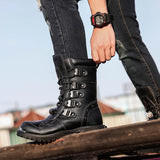 Men's Mid-Calf Motorcycle Boots