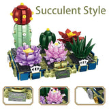 NNEOBA Creative Two Variations Succulents Potted Plant