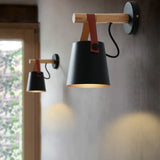 NNEOBA Nordic Modern Wooden Wall Lamp