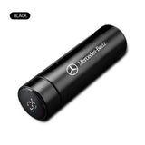 NNEOBA Smart Thermos Bottle–Temperature Display Leakproof Design 500ml Black