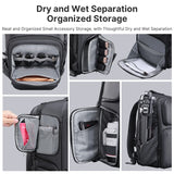 NNEOBA 35L Hardshell Camera Backpack Black