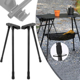NNEOBA Folding Camping Table Legs - Adjustable Metal