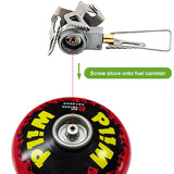 NNEOBA Titanium Outdoor Gas Stove 2700W Mini Camping Burner Silver