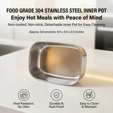 NNEOBA Electric Lunch Box 1.5L – 60W Portable Food Warmer for Car & Home
