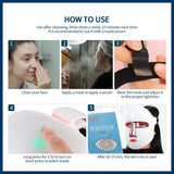 NNEOBA 7 Colors LED Facial Mask - Wireless Face Care Treatment