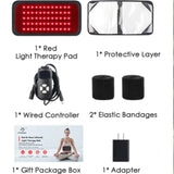 NNEOBA Portable Red & Infrared Therapy Belt with Heat & Massage