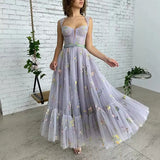 Women's Sleeveless Mesh Party Dress