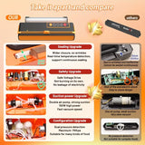 NNEOBA Vacuum Sealer Machine 70Kpa Auto Cutter