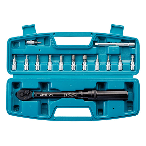 NNEOBA 14-Piece Bike Torque Wrench Set Blue