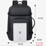 NNEOBA Laptop Backpack with USB Port Black