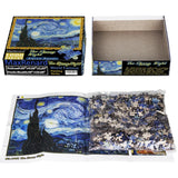 NNEOBA 1000 Pieces Jigsaw Puzzle for Van Gogh Starry Night