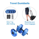NNEOBA Adjustable Water-Filled Dumbbells for Arm Muscle Training