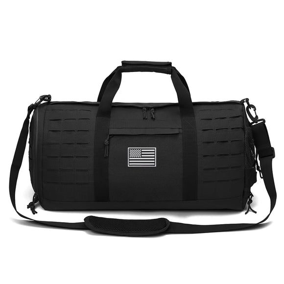 NNEOBA 40L Tactical Sports Gym Travel Duffel Bag Black