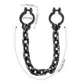 1Set Halloween Fake Chains Haunted House Horror Props Home Decoration Prisoner Costume Cosplay Accessories Plastic Link Chains