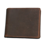 Genuine Leather Men's Short Wallet