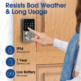 NNEOBA Smart Door Lock Keyless Entry Touchscreen
