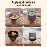 NNEOBA 16000W High-Pressure Camping Gas Stove Black
