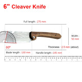 NNEOBA Folding Forged Cleaver Knife Brown