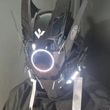 Cyberpunk Mask Led Hair Festival Halloween Christmas Cosplay Helmet Party Gift For Adults