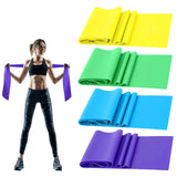 NNEOBA TPE Yoga Resistance Bands Set - 4 Levels for Full-Body Workouts