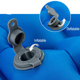 NNEOBA Double Air Mattress Inflatable Sleeping Pad Blue