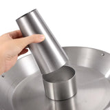 NNEOBA BBQ Chicken Holder Pan Silver