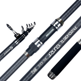 NNEOBA 5.3m Telescopic Surf Spinning Rod 30T Carbon Fiber Black