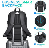 NNEOBA Waterproof Laptop Backpack Black