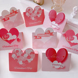 NNEOBA 20Pcs 3D Cloud Heart Paper Greeting Cards