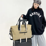 NNEOBA Waterproof Gym Travel Duffel Bag Brown