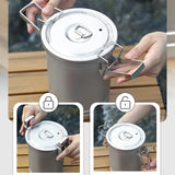 NNEOBA Camping Stainless Steel Cookware Pot