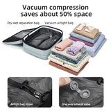 NNEOBA Expandable Laptop Backpack 40L Blue