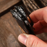 NNEOBA High-Hardness Folding Pocket Knife Brown