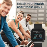 NNEOBA Health Fitness Smartwatch Alexa Built-In Black