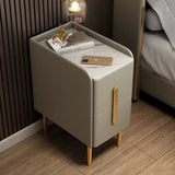 NNEOBA Smart Narrow Nightstand - Wireless Charging, Modern Design