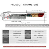 NNEOBADamascus Stainless Steel Chef Knife 13.7cm Blade