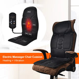 NNEOBA Heated Vibrating Chair Massager Pad for Neck & Back