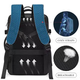 NNEOBA 45L Expandable Laptop Backpack Black