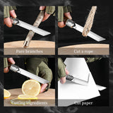 NNEOBA Portable Fruit Utility Knife Brown