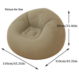NNEOBA Inflatable PVC Lounger Sofa - Comfortable Single-Seater for Living Room