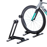 NNEOBA Foldable Indoor Bicycle Parking Rack Carbon Steel Floor Stand Black