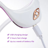 NNEOBA EMS Microcurrent Pulse Eye Massager with Heating Therapy for Fatigue Relief
