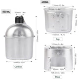 NNEOBA 4pcs Cookware Set Outdoor Camping